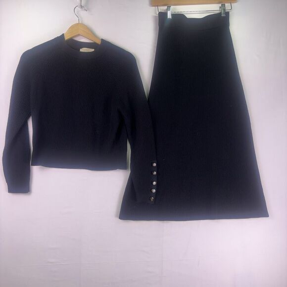 Sezane Sweaters - Sezane Sezane Skirt Set with Sweater